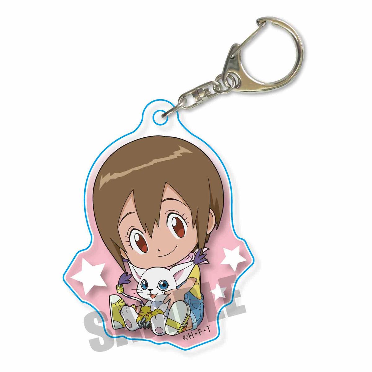 ぎゅぎゅっとアクリルキーホルダーデジモンアドベンチャー 八神 ヒカリ テイルモン ベルハ