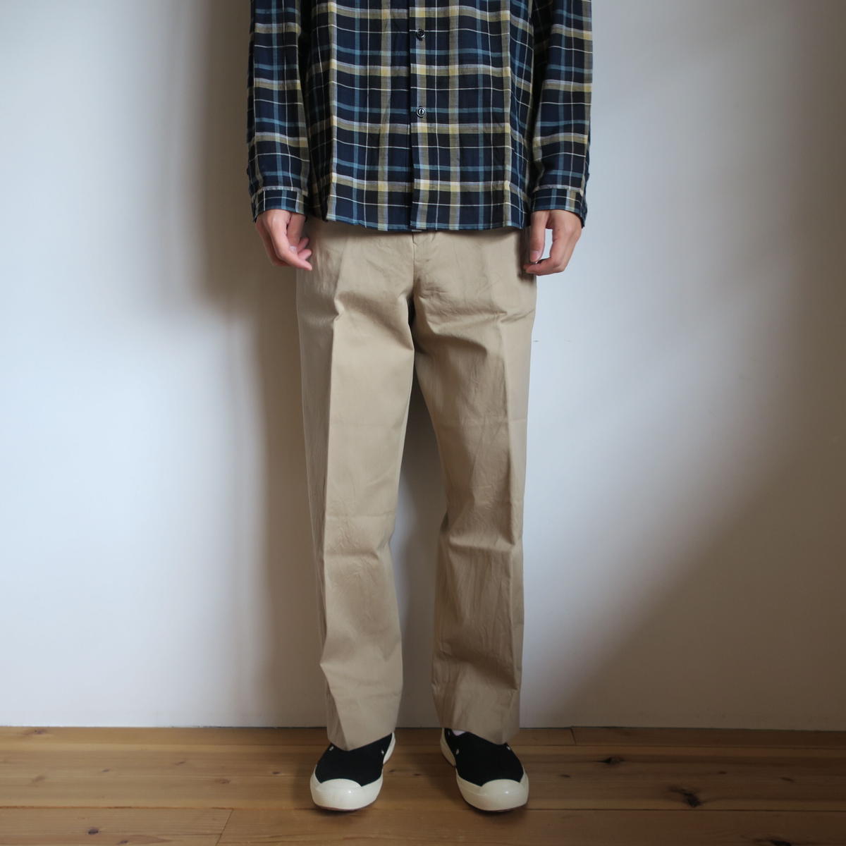 YAECA MEN CHINO CLOTH PANTS CREASED | BENTO