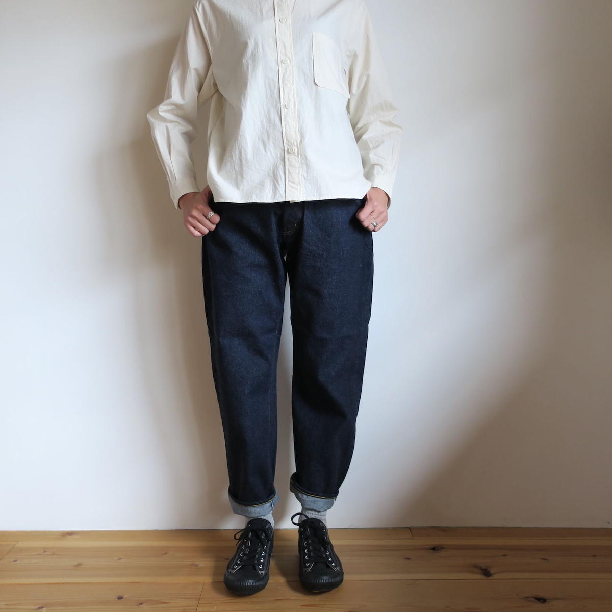 激安 新作 ワイドテーパードデニム Yaeca デニム ジーンズ App Zen Com