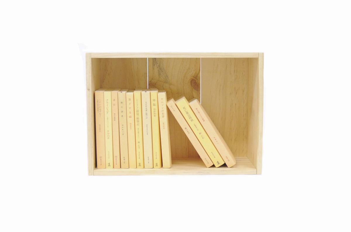 BOOK CONTAINER Natural HALF S BIBLIOPHILIC