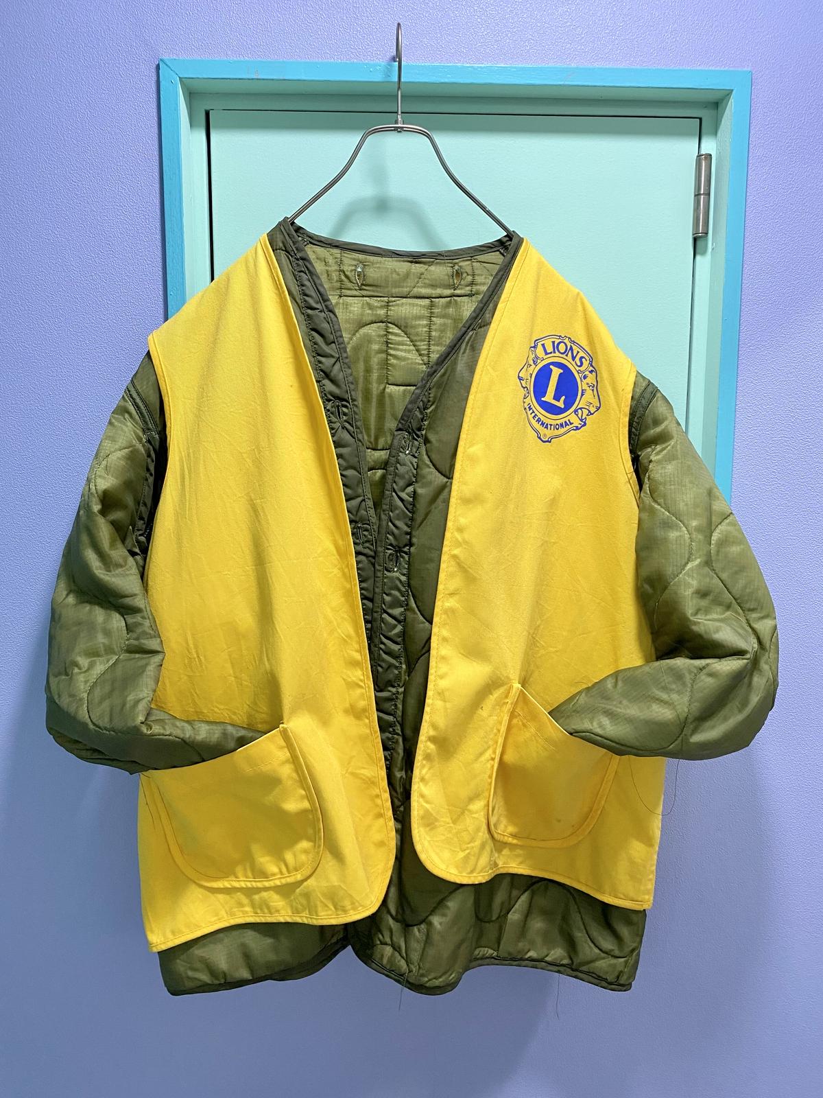 1950年代ヴィンテージ ライオンズクラブ OREGONベスト赤希少品 1950年代ヴィンテージ ライオンズクラブ OREGONベスト赤希少品