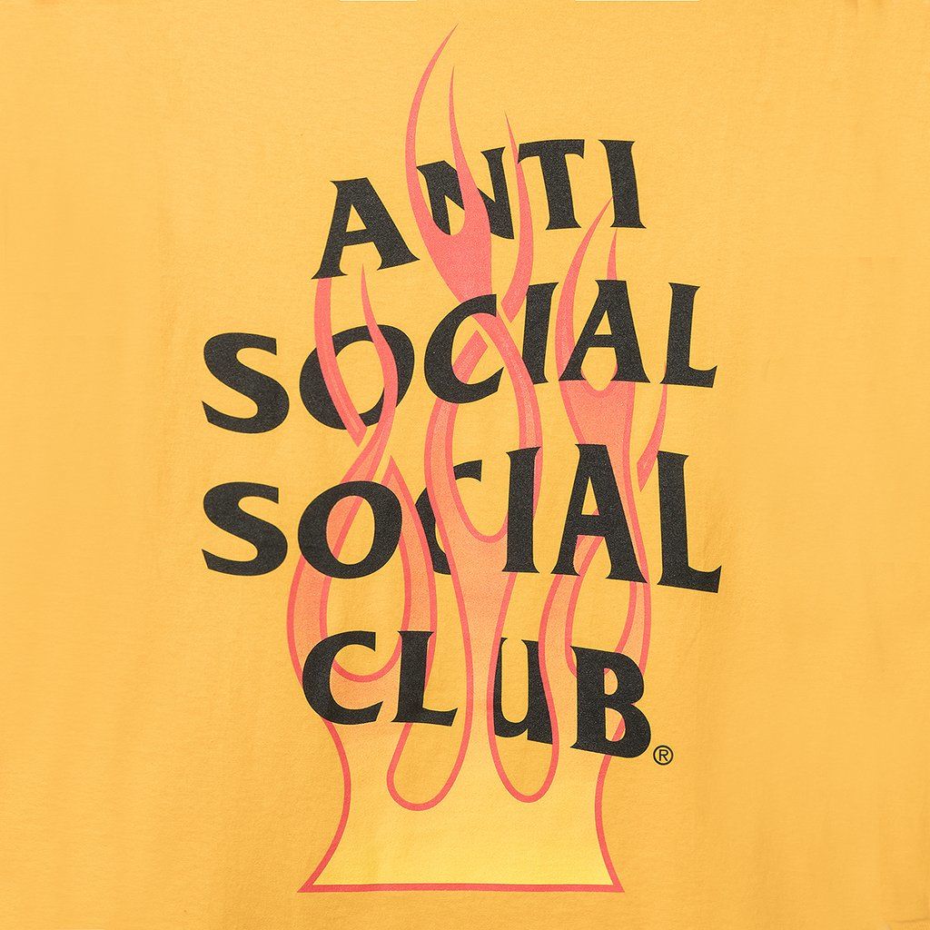 Anti Social Social Club/FLAME Logo Long Sleeve