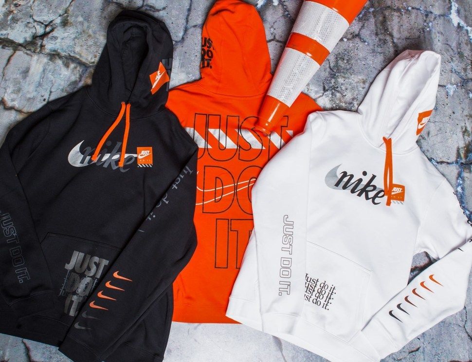 Nike Us限定 Just Do It フーディー オレンジ Bingostar