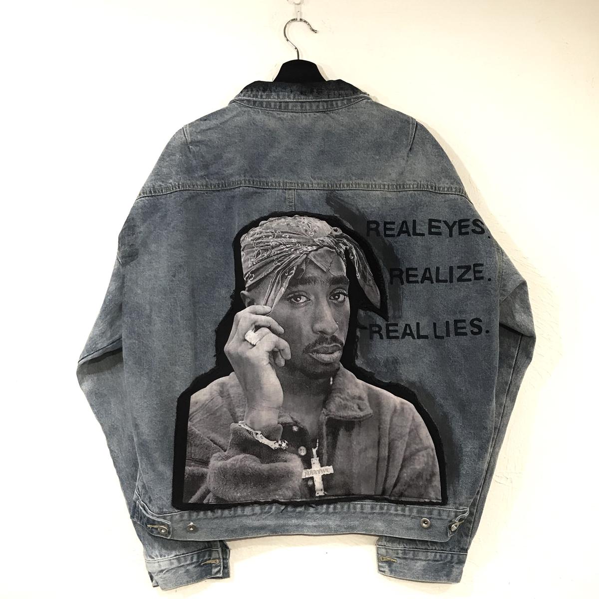 tupac jean jacket - Main Image