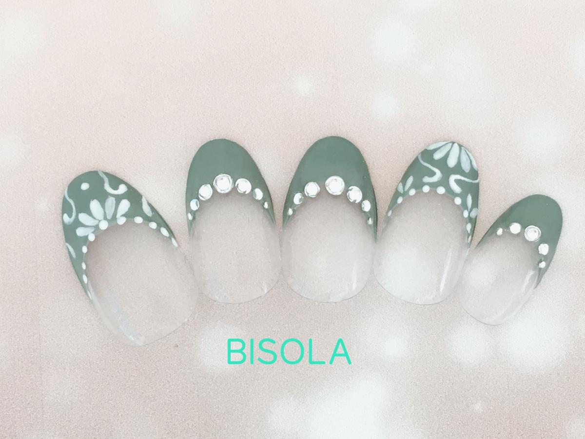 フレンチとネイティブエスニックネイル 032 Bisola Online