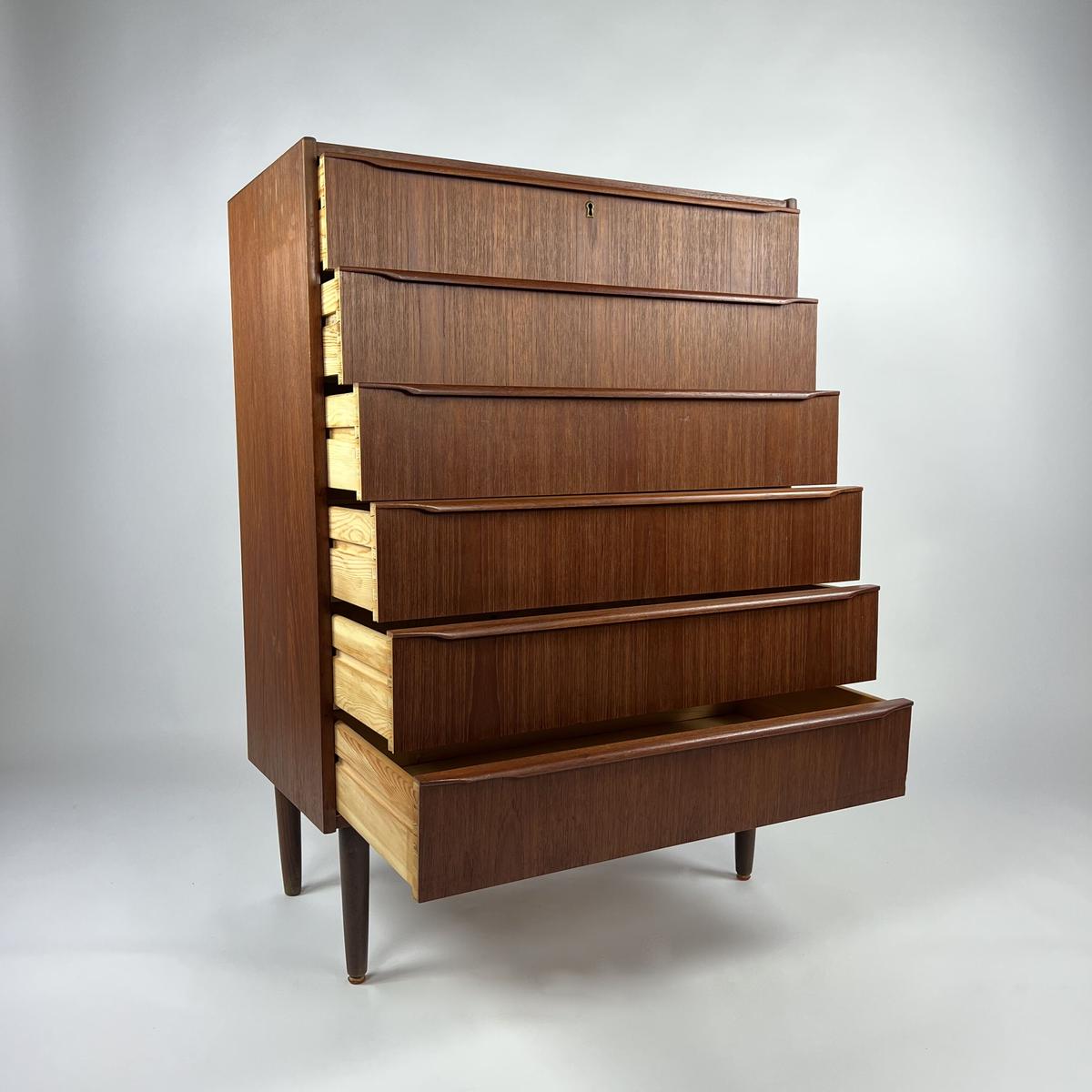 ヴィンテージ/ドレッサーチェスト６段 北欧家具 デンマーク