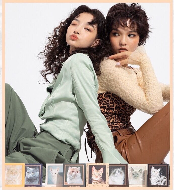 Venusmarble ヴィーナスマーブル アイシャドウパレット キャットシリーズ ブリ