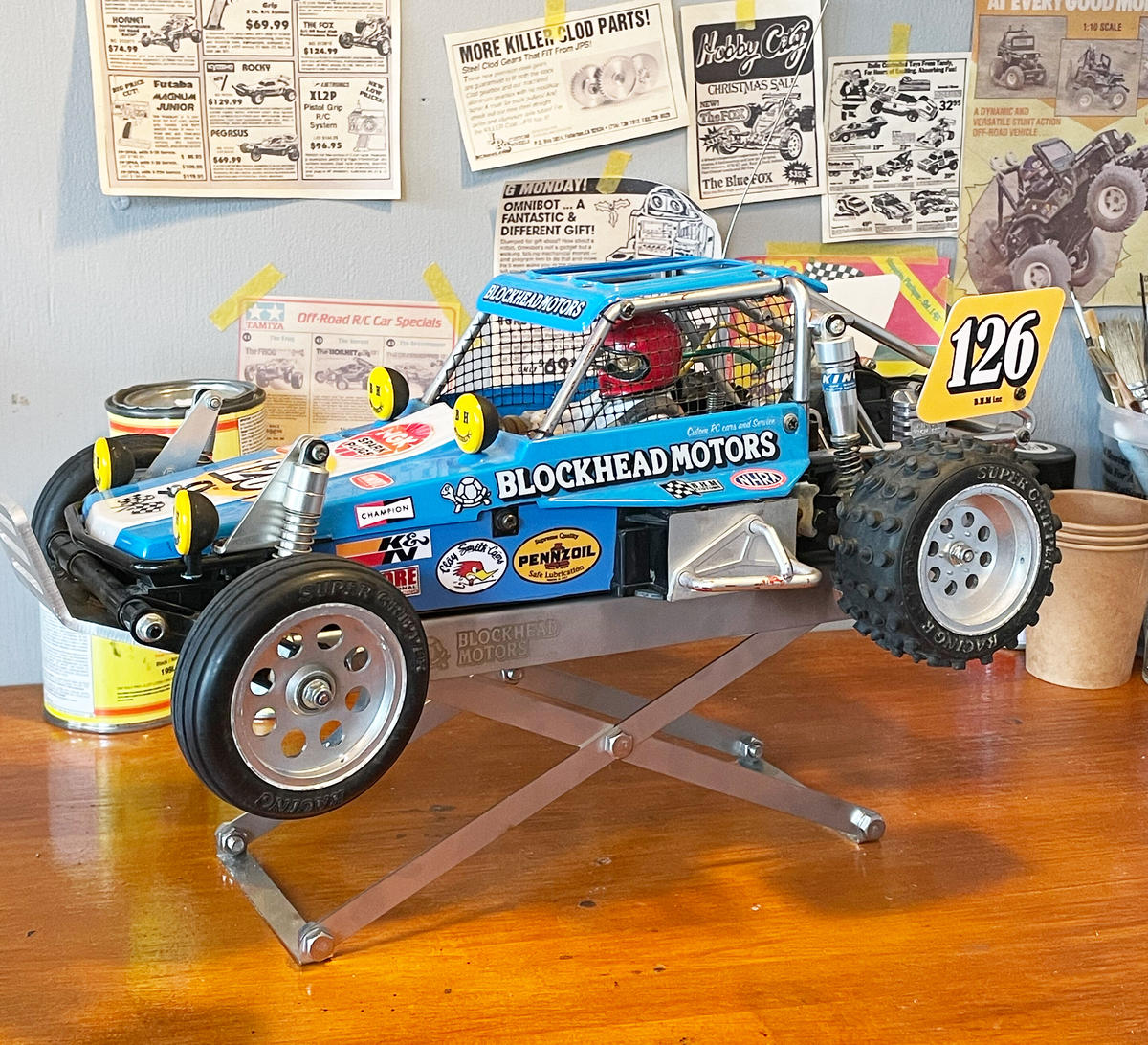 ステンレスRCカースタンド BLOCKHEAD MOTORS