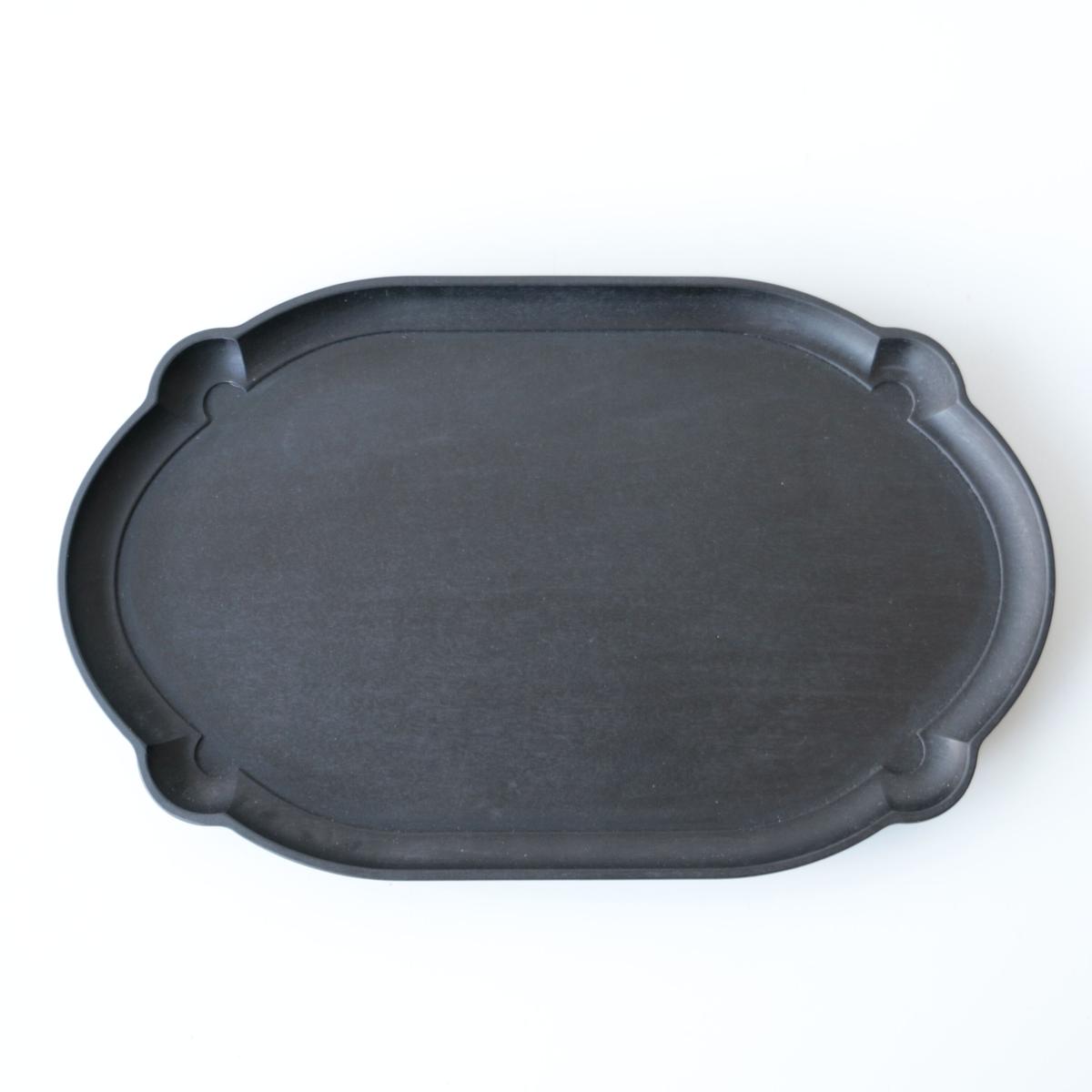 IFUJI ITALIAN TRAY BLACK 三度黒 Amazon.co.jp: おIFUJI 井藤昌志 イタリアンラウンドプレート