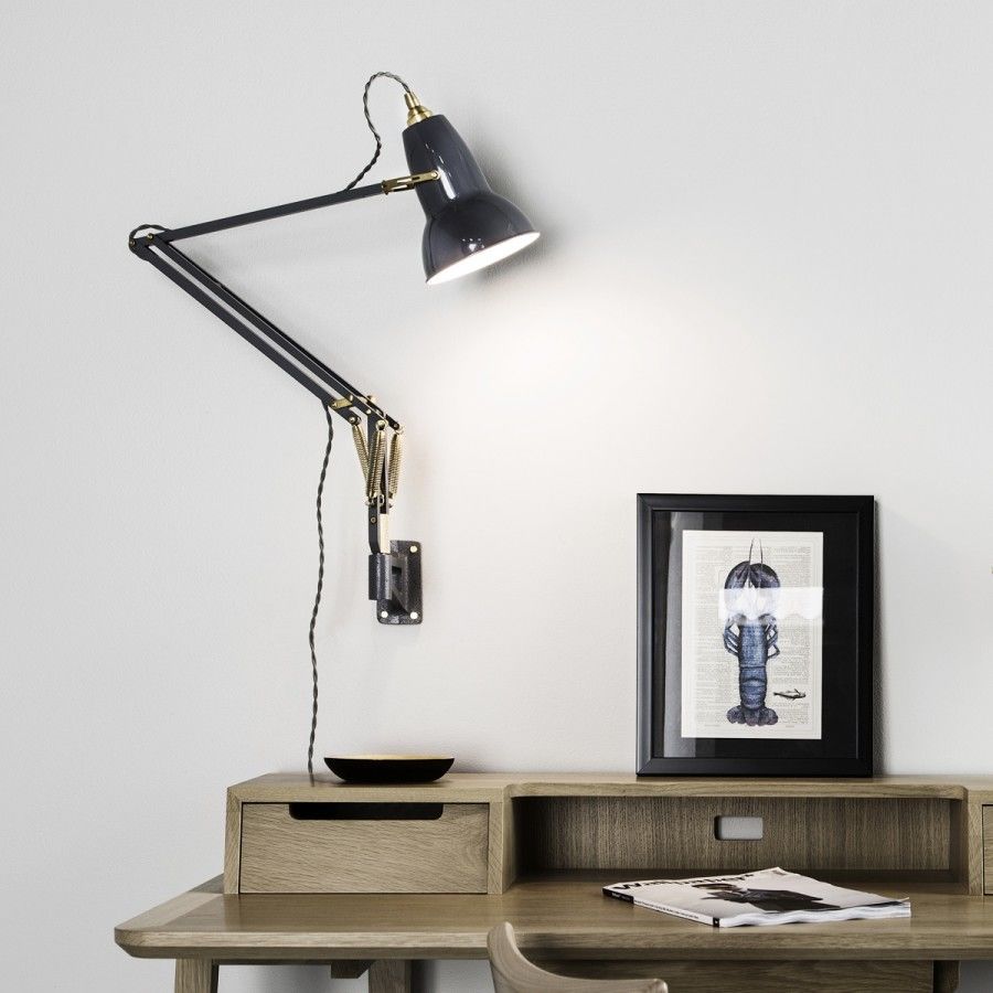 ANGLEPOISE ORIGINAL 1227 Brass WALL MOUNTED B...