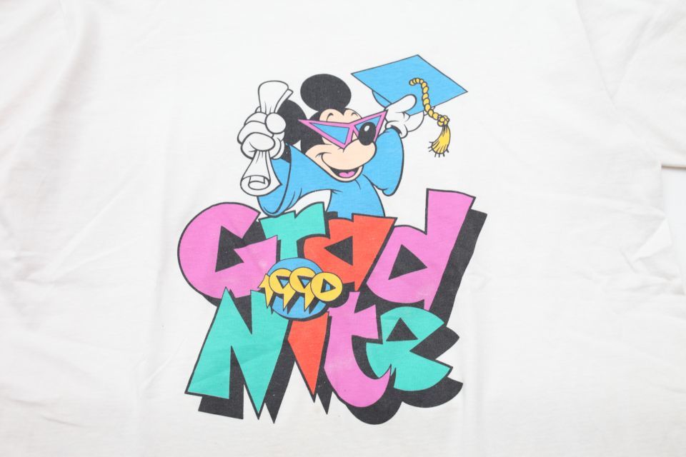 90s Disney Land “GRAD NITE” Tee | Blue 90s Disney Land “GRAD NITE” Tee | Blue