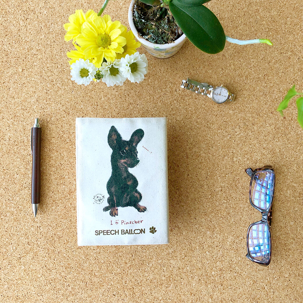 お薬手帳 保険証ケース ミニチュアピンシャー 品番 ミニピン 母子手帳ケース マルチカバー