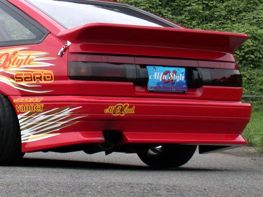 ae86後期リアバンパー
