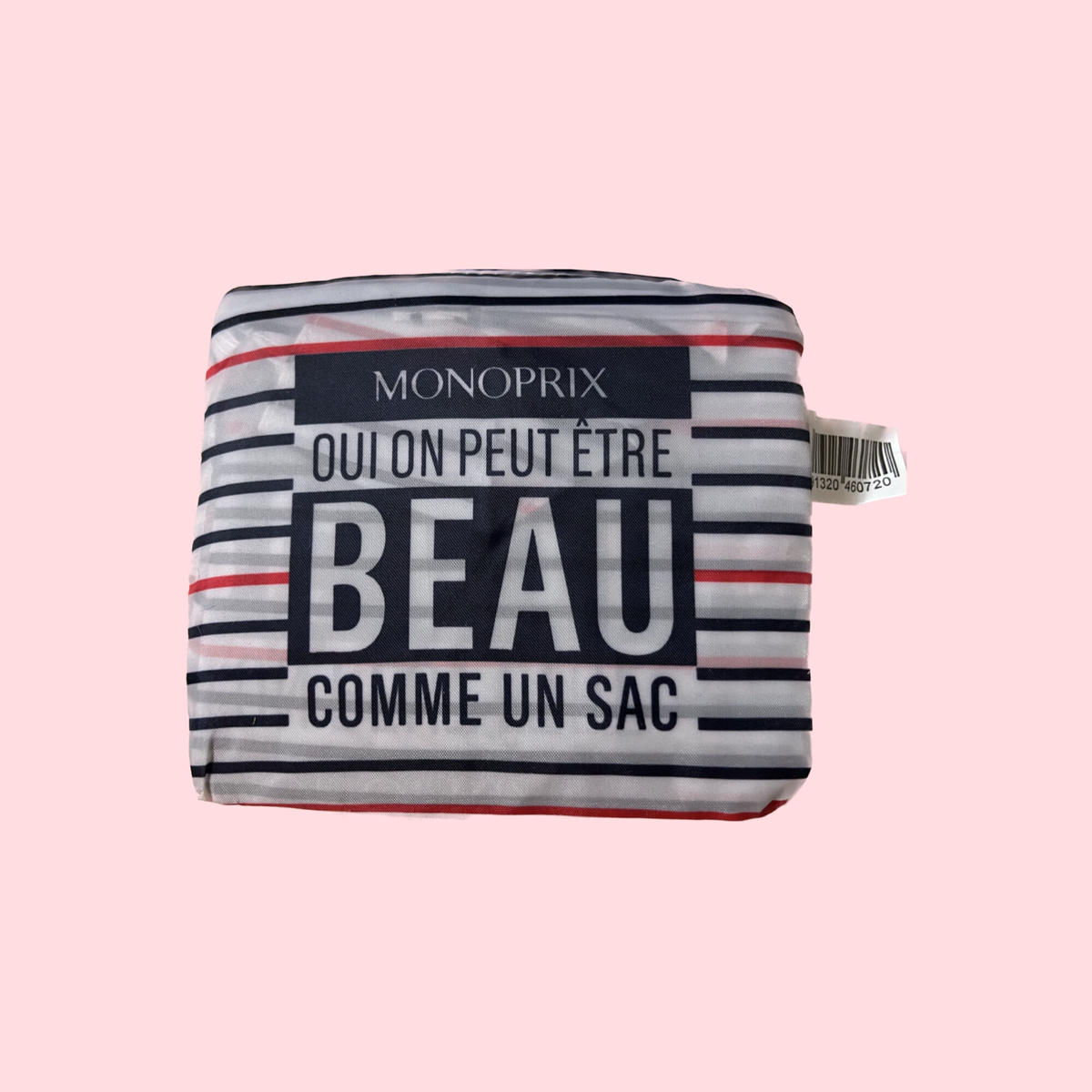 Sac Pliable Monoprix Fourre-tout Doré - Cabas Design Paris Femme - Neuf Avec étiquettes