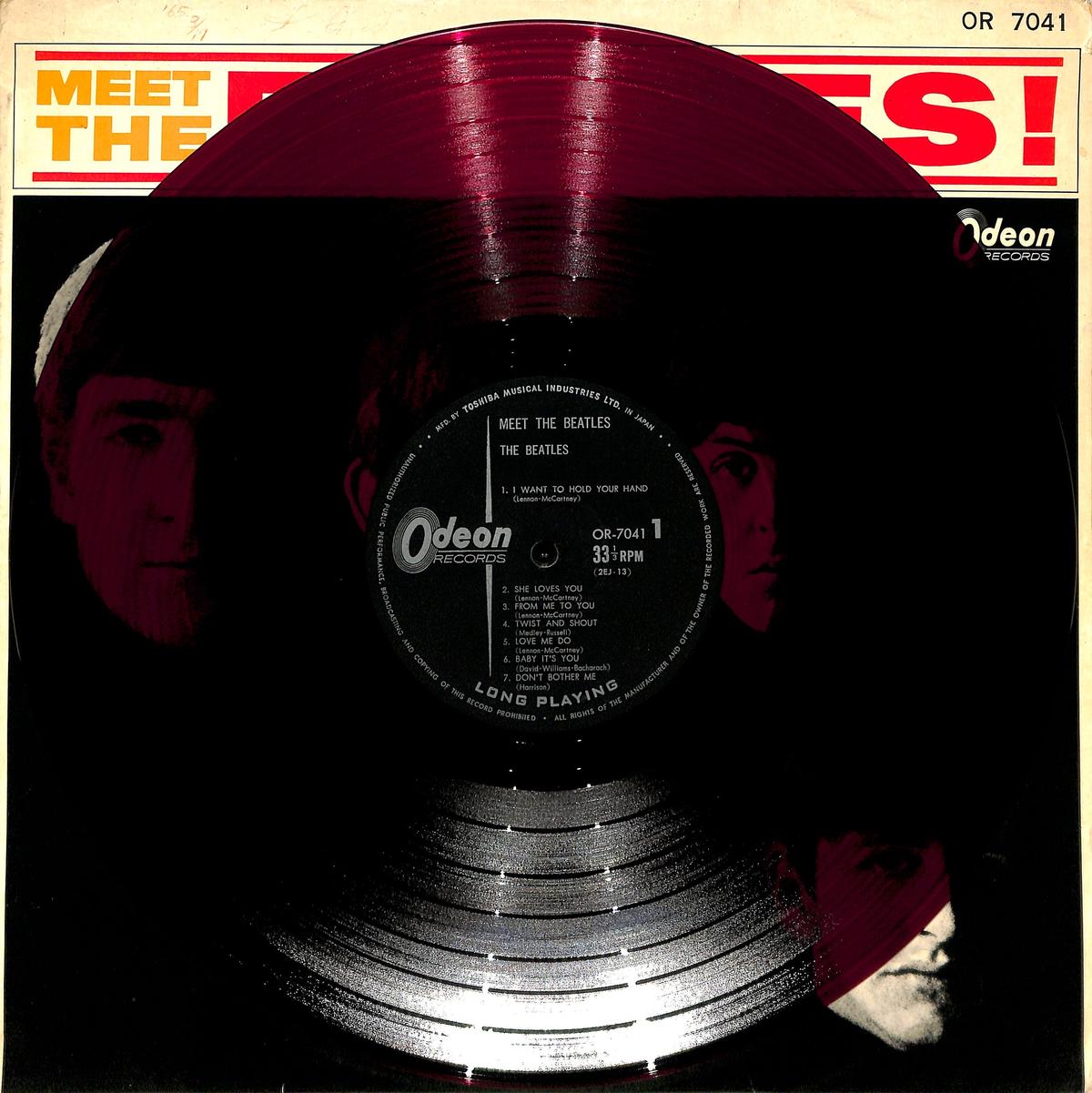 レア希少?ビートルズMEET THE BEATLESレコードオデオンOdeon OR7041
