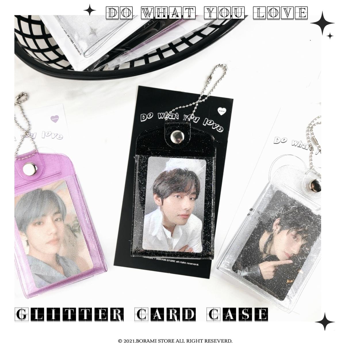 数量限定 Glitter Card Case ホログラム入り トレーディングカードホ