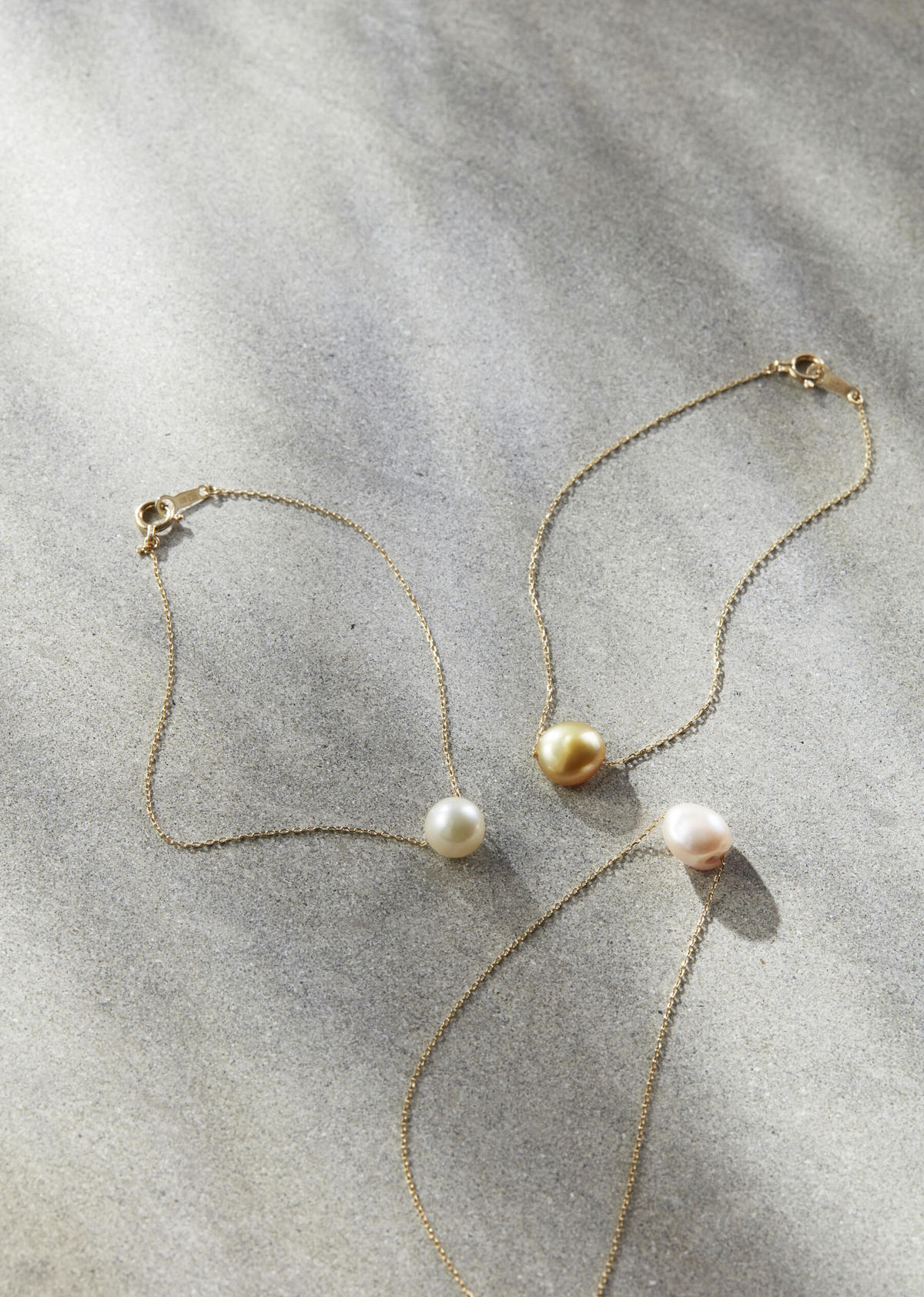 Golden South Sea Keshi Pearl Bracelet