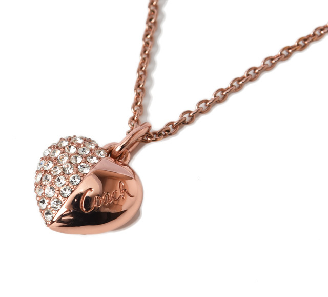 コーチ ネックレス/ペンダント COACH ハートモチーフ ライン