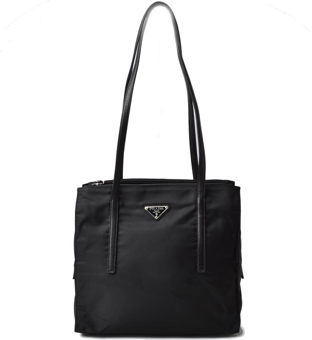 大人気☆ プラダ トートバッグ ブラック シルバー NERO テスート