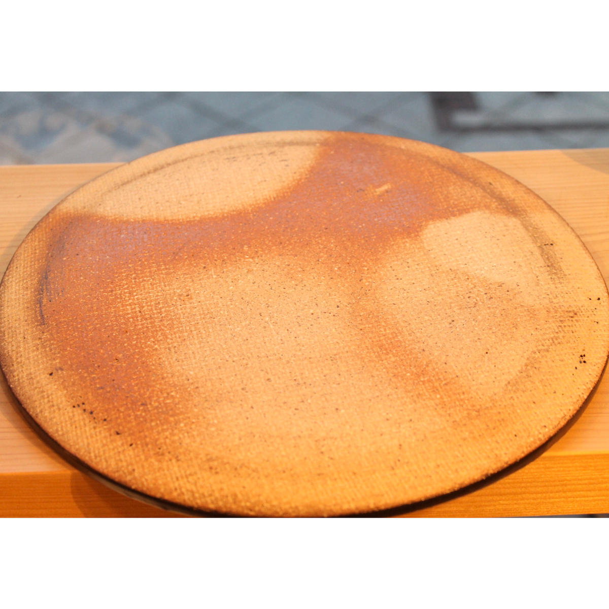 大嶺實清　大嶺工房　七角形　台皿 大嶺實清 大嶺工房 七角形 台皿 大嶺工房足付き角皿