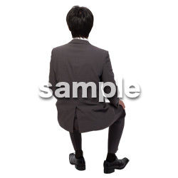Cutout People 座る 男性 Ll 015 No N No 建築cg 3d人物モ