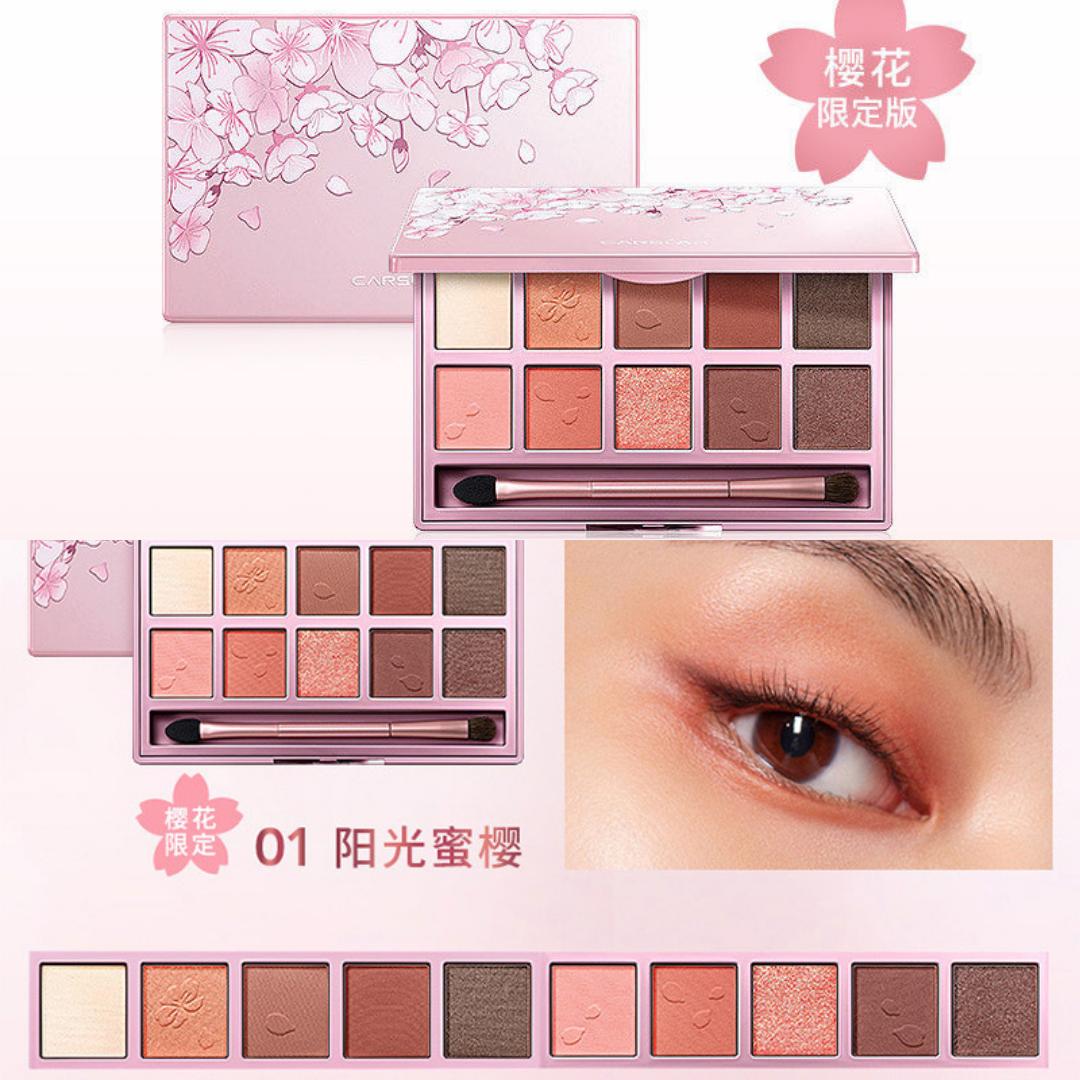 Carslan桜花アイシャドウパレット Bud バド 花のつぼみ 中国コスメ 雑貨通販 Carslan桜花アイシャドウパレット Bud バド 花のつぼみ 中国コスメ 雑貨通販
