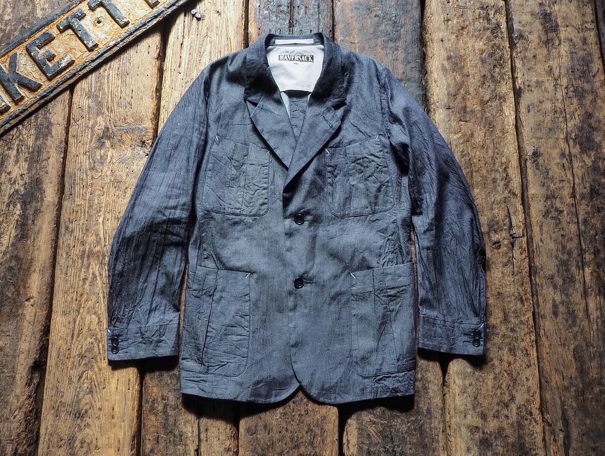 豪華で新しい Sack Haver ハバーサック M スタンドカラージャケット 