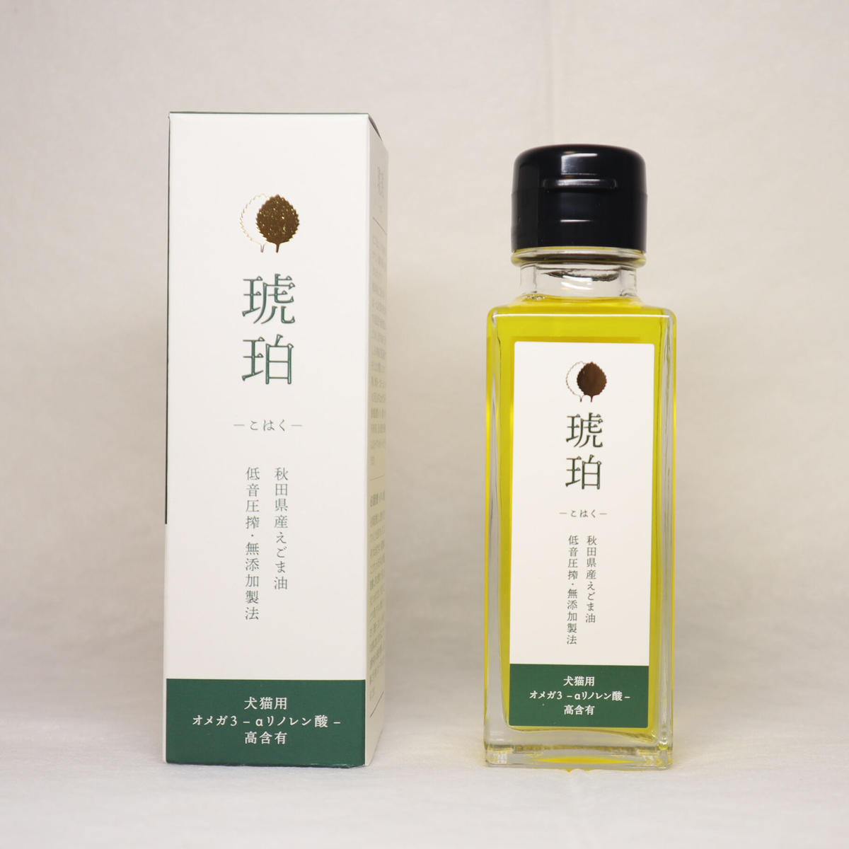 Komachi Na 秋田産えごま油 琥珀 こはく 95g ーcanon Petlif