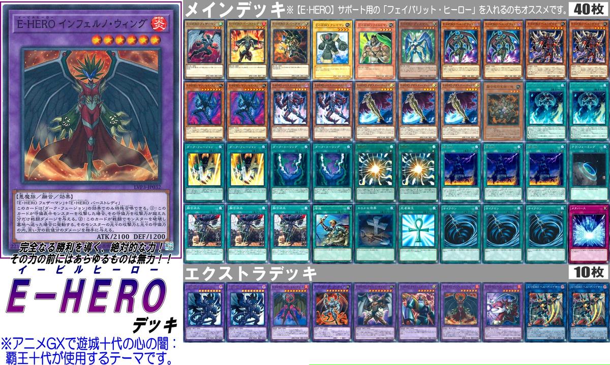 遊戯王 1011『アニメ版 遊城十代 E・HERO＆E-HERO