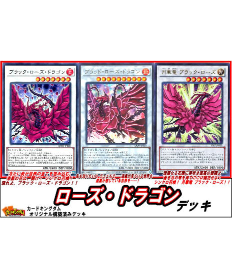 遊戯王 375 ローズ ドラゴン デッキ 限定販売 カードキングダム オンラインショップ