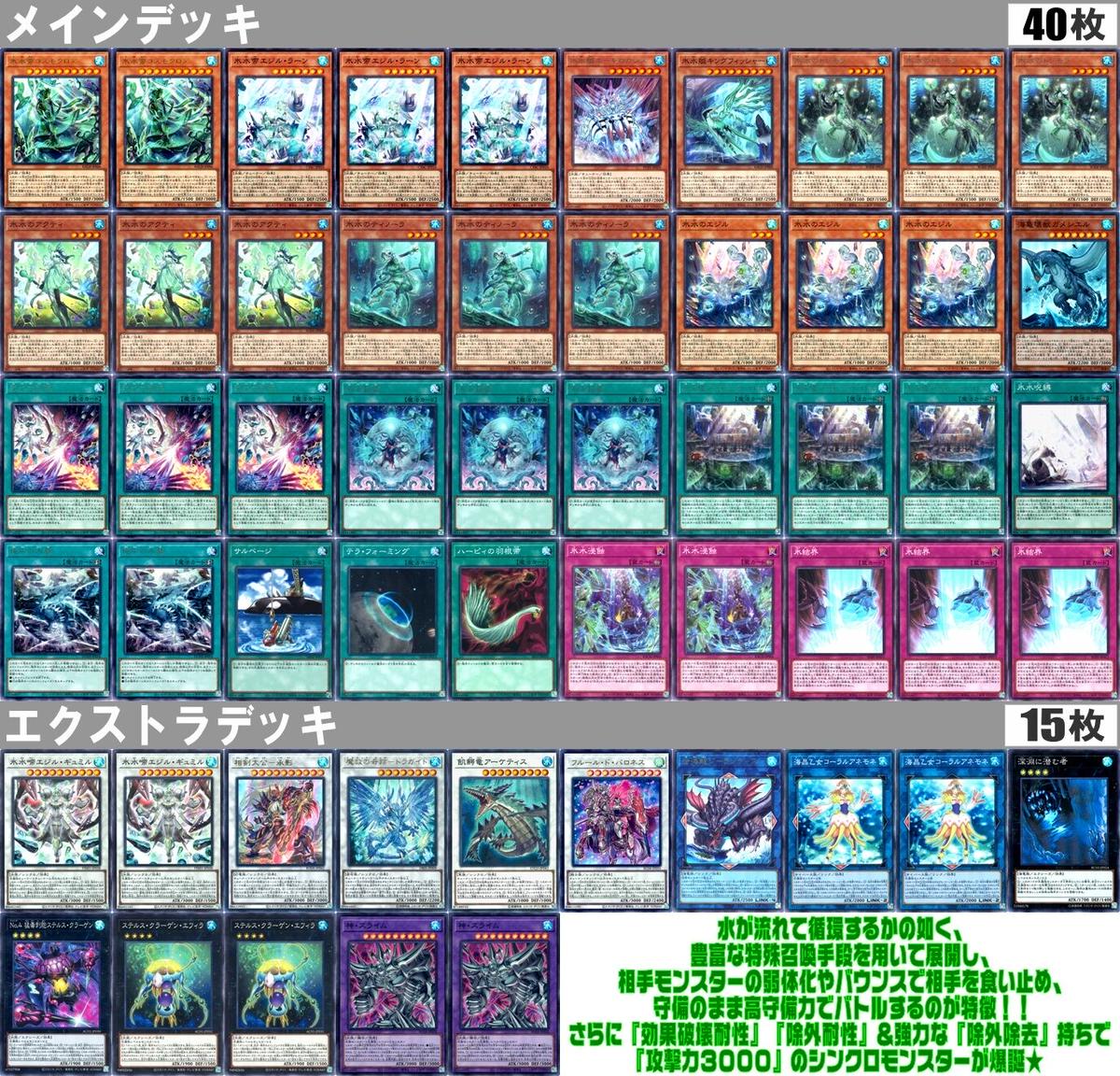 安い 遊戯王デッキ 氷水デッキ ガチ構築 遊戯王OCG デュエルモンスターズ