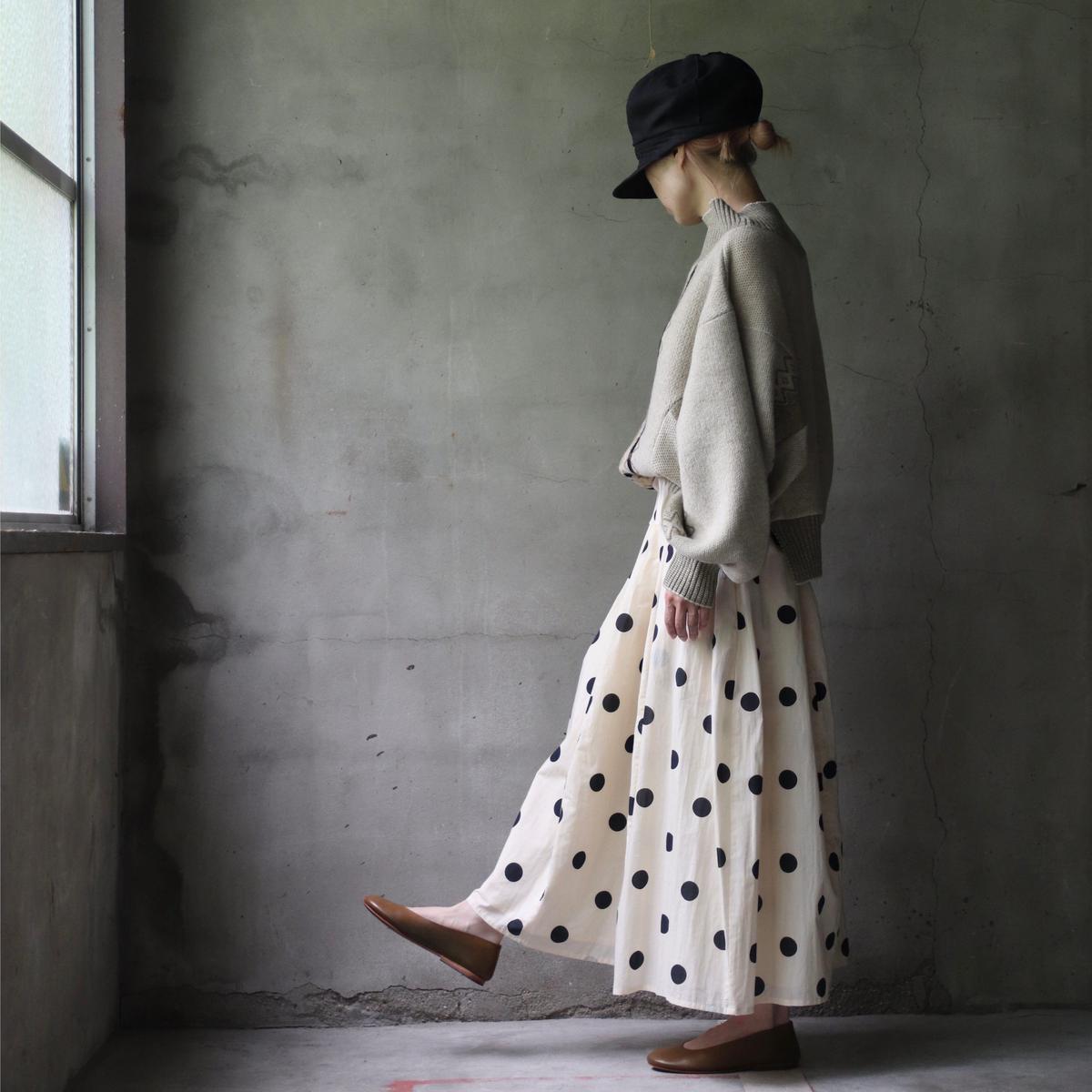 NATIVE VILLAGE ネイティブヴィレッジ / ラウンドカットロングスカート