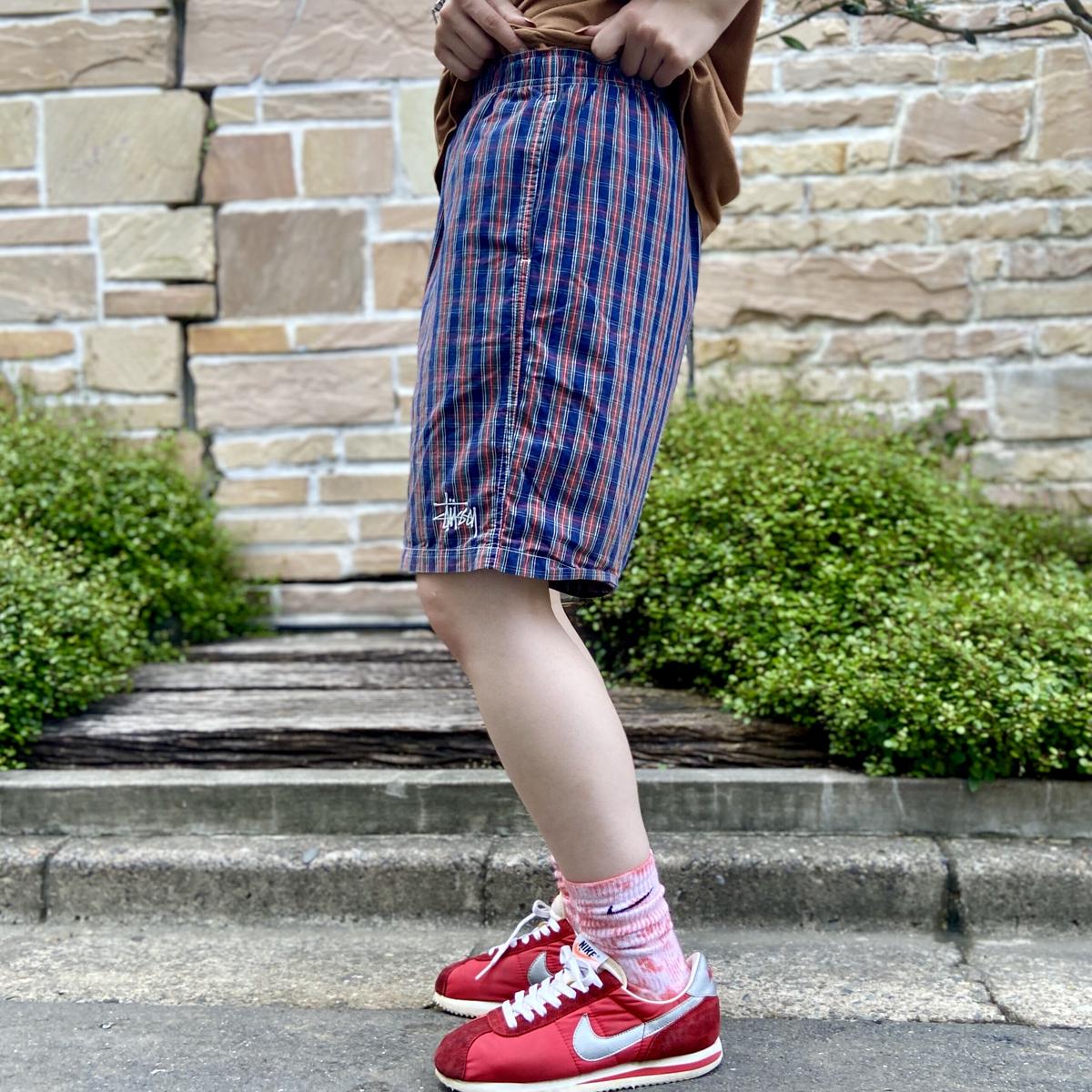 売り切り御免!】 ステューシー ショートパンツ チェック柄