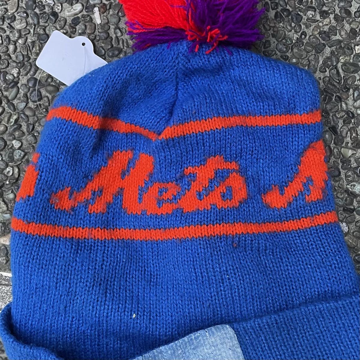 MLB METS/ニューヨークメッツ アクリルボンボンニットキャップ 90年 