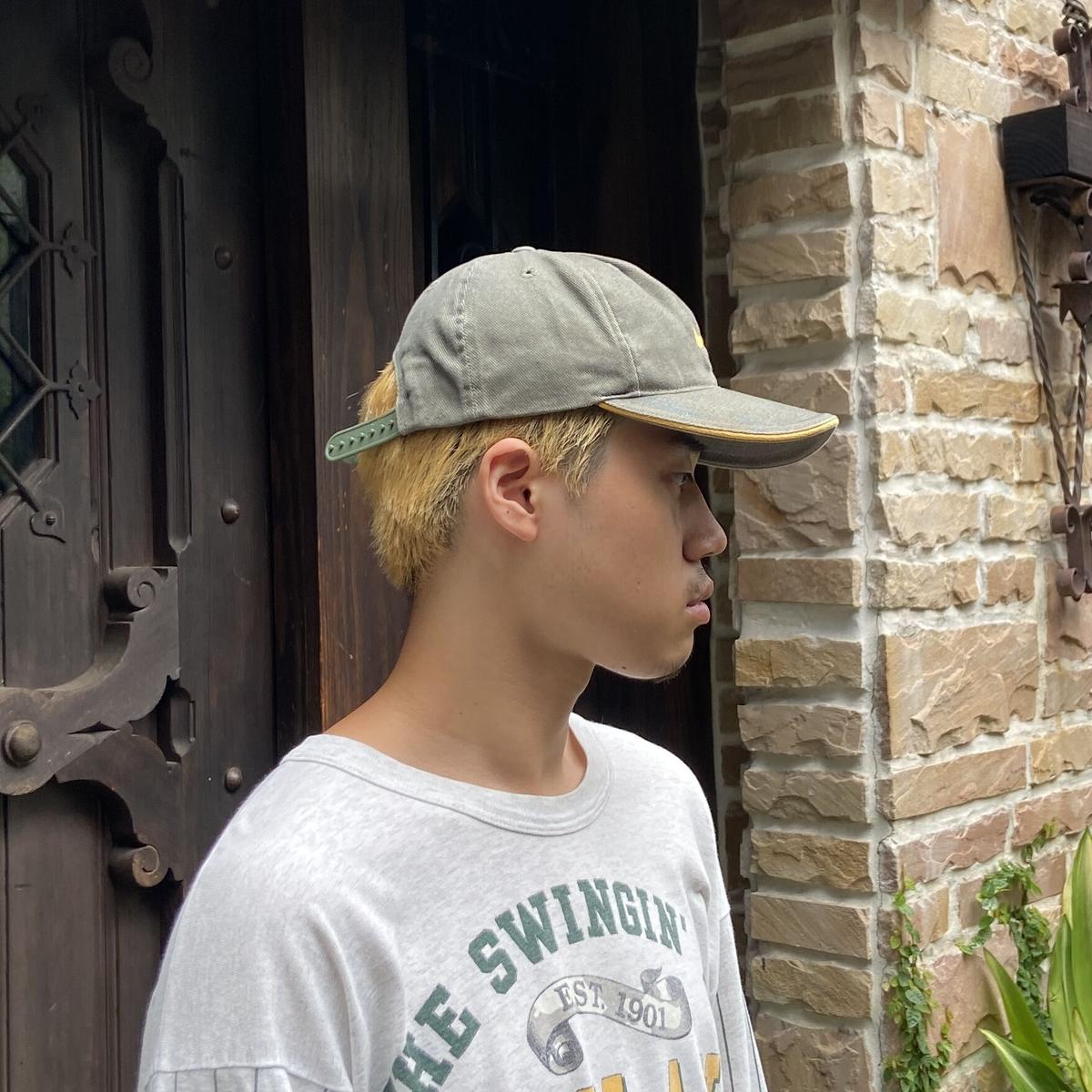 メイルオーダー 90s 海外企画 nike スナップバック キャップ 帽子 古着