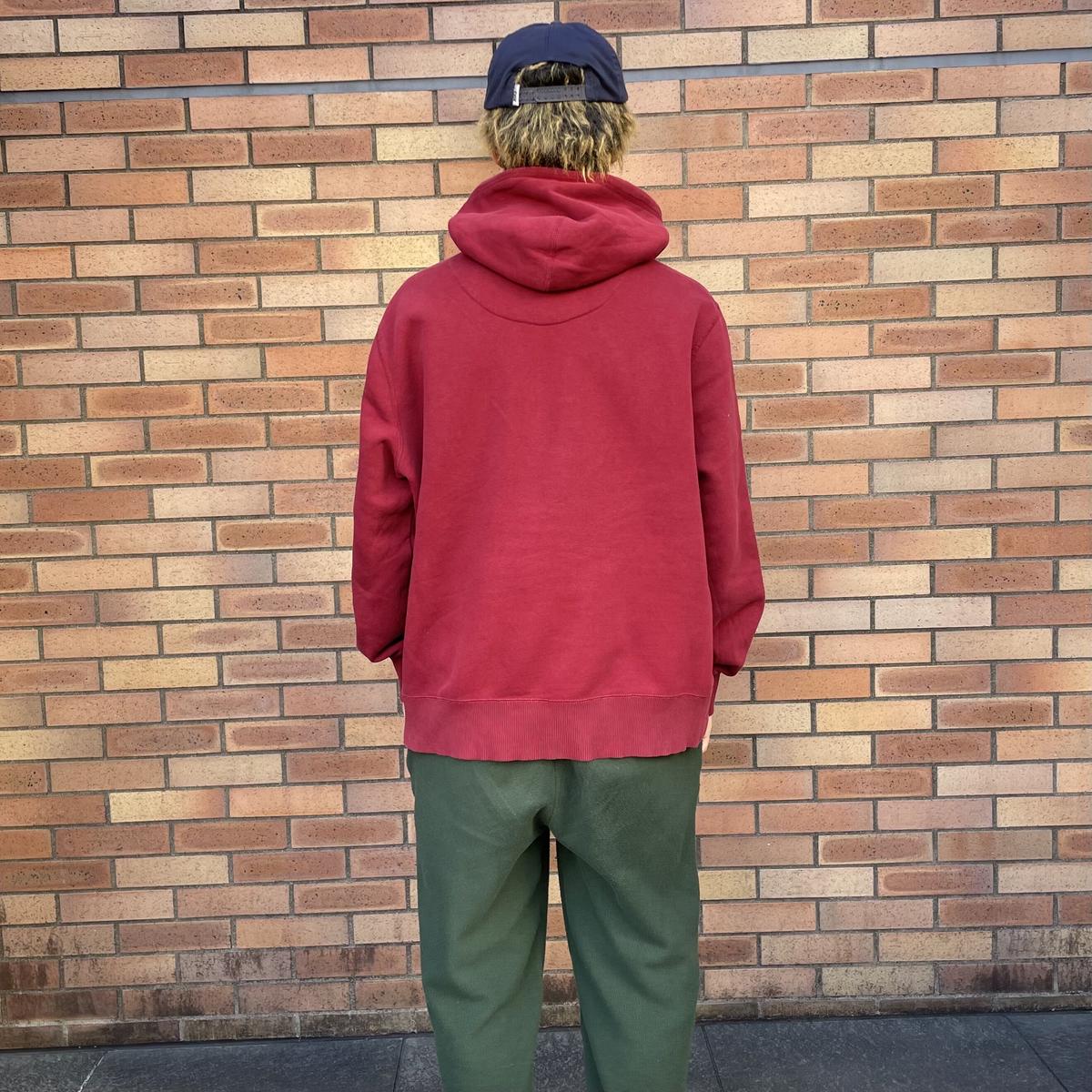 NIKE/ナイキ スウォッシュロゴ フードスウェット 00年代 (USED NIKE/ナイキ スウォッシュロゴ フードスウェット 00年代 (USED