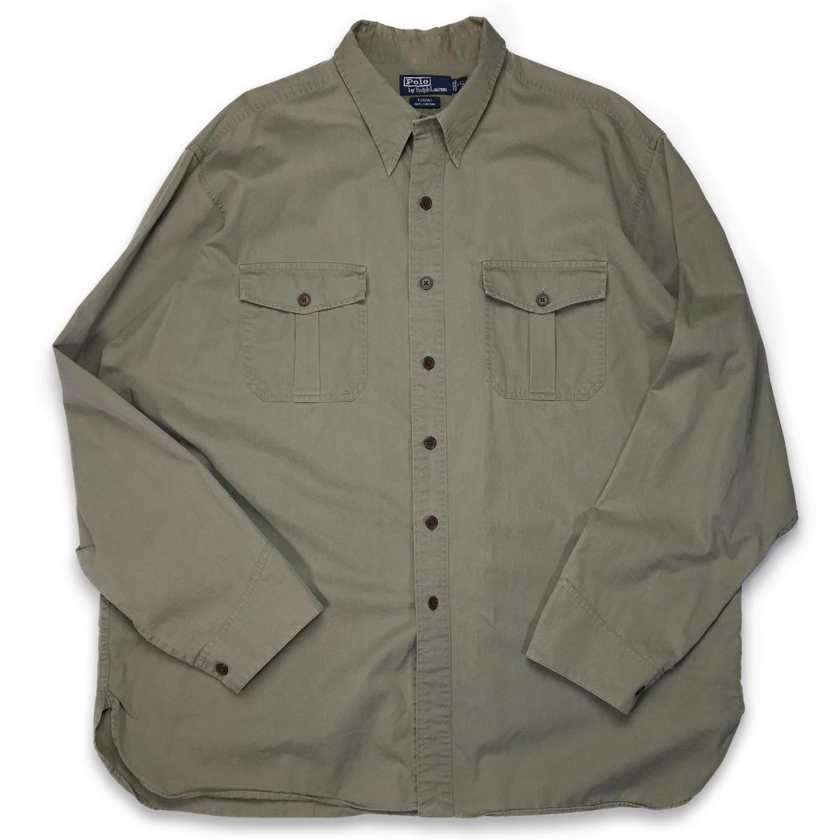 Polo by Ralph Lauren /Safari Shirts/Khaki/Used ...