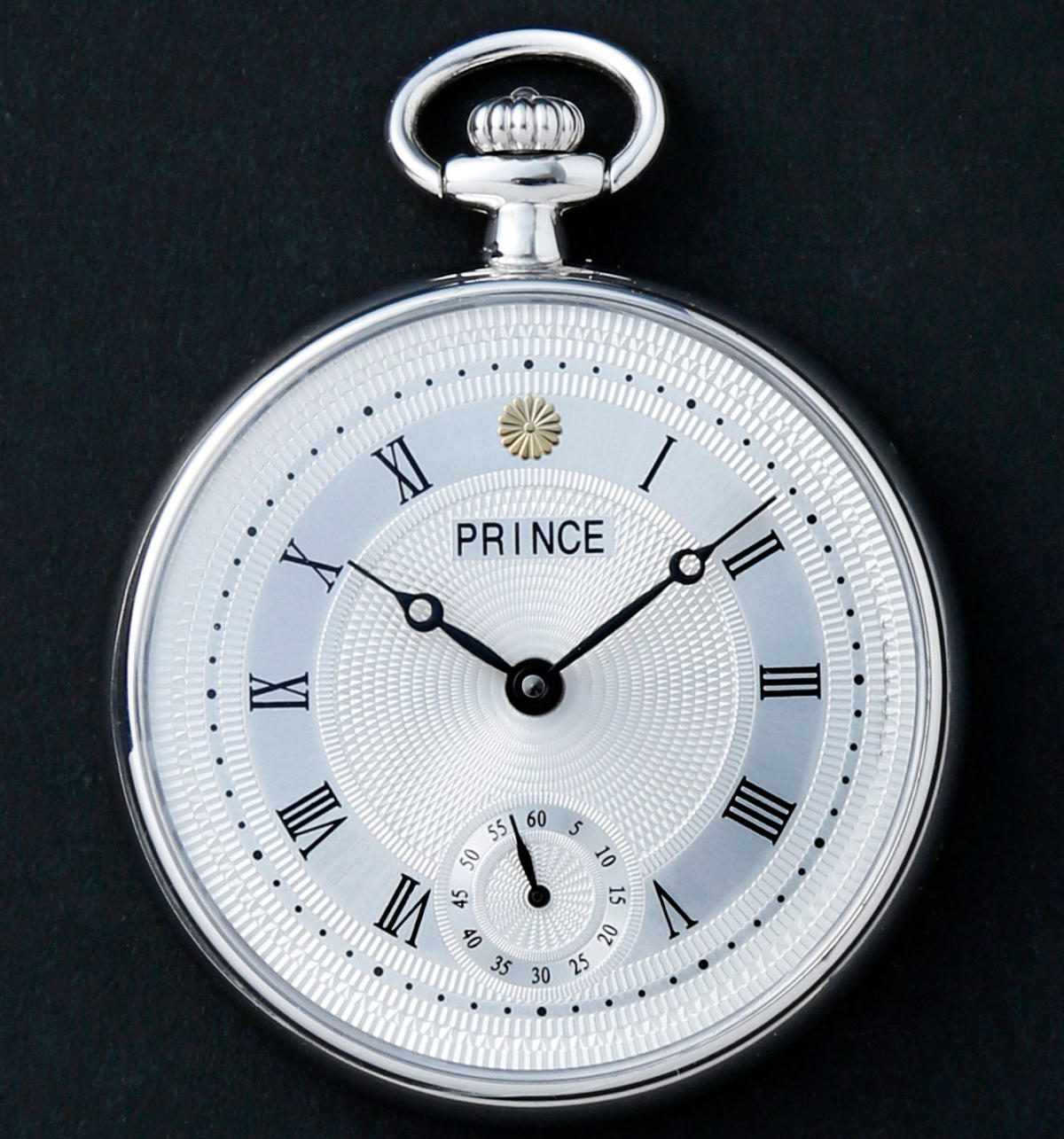 PRINCE 銀無垢手巻き懐中腕時計 PRINCE 手巻き銀無垢懐中時計