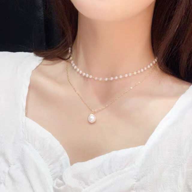 パール華奢ゴールドネックレス Cherry Sugar