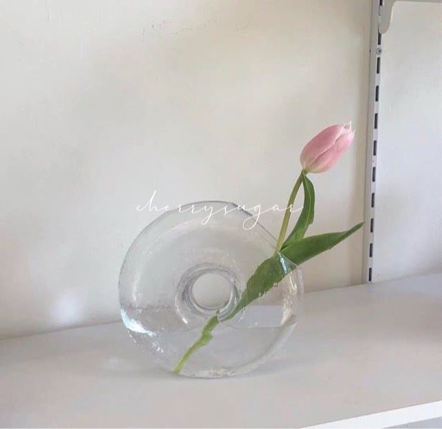 ガラスの透明な花瓶 | CherrySugar