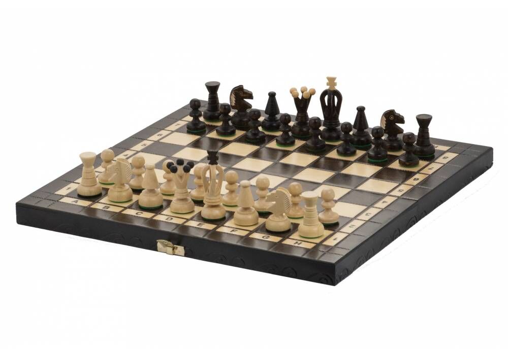 大型 中国製チェスセット 古代中国フィギュアのチェス駒 35cmX35cm