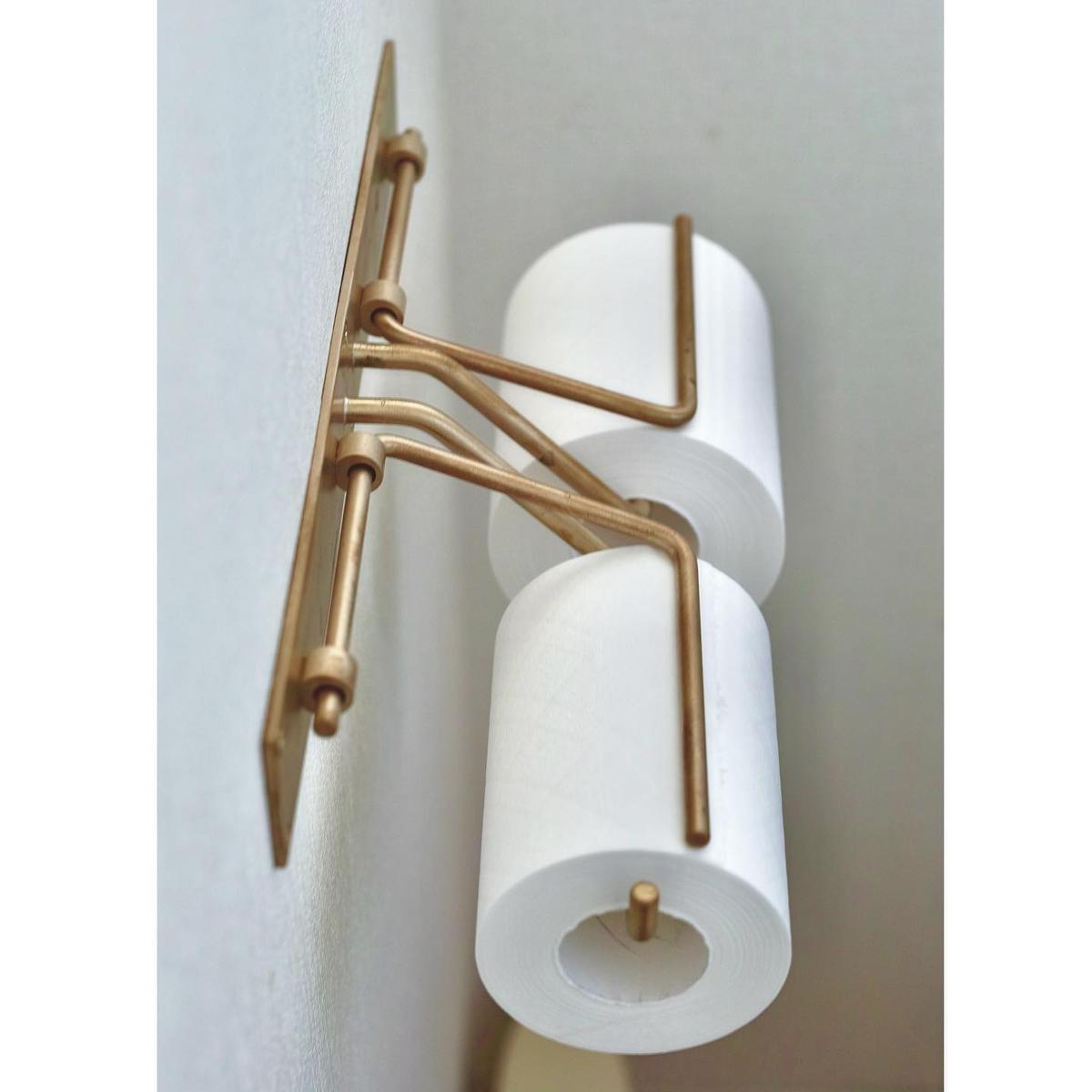 Paper Holder Brass double | 有限会社千葉工作所
