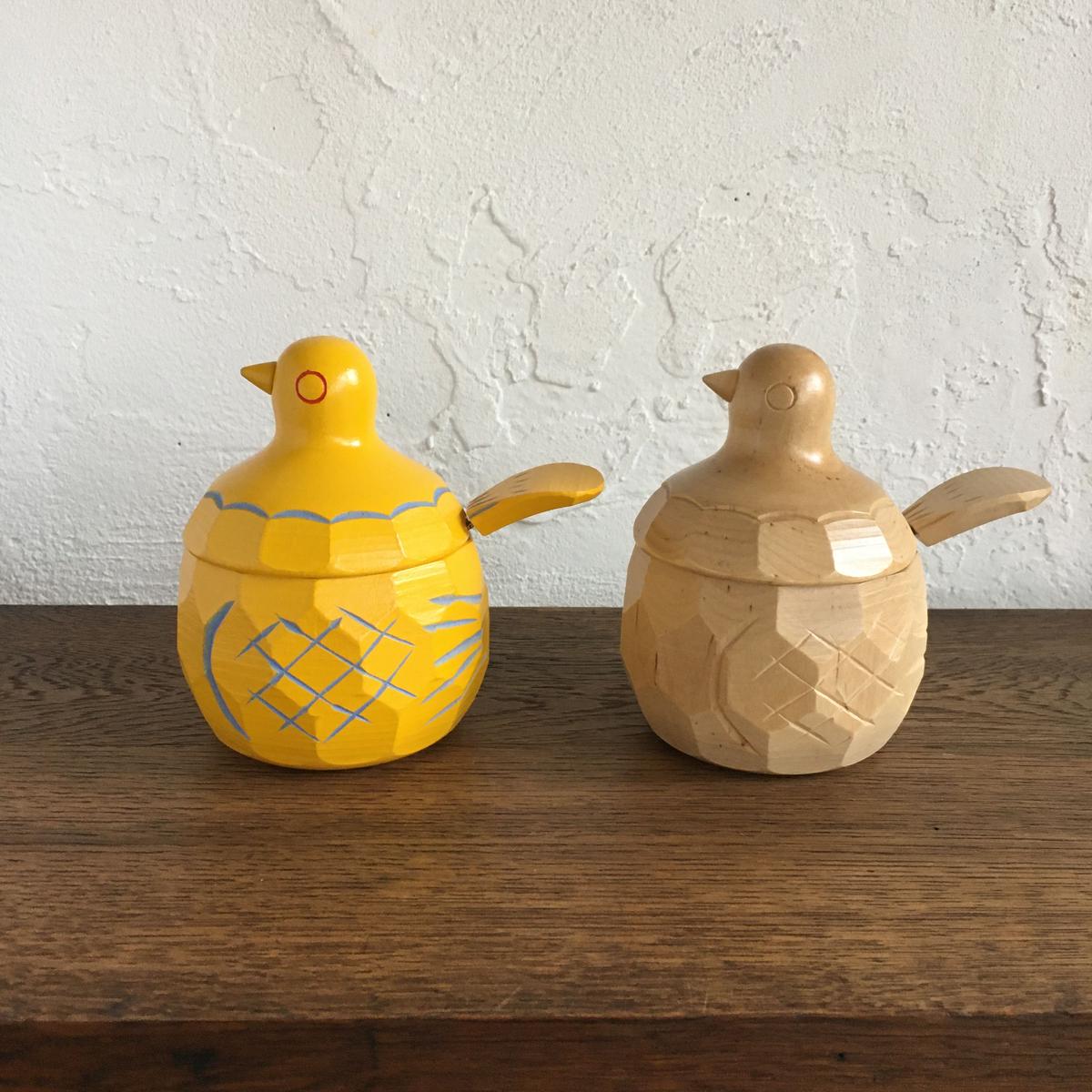 【値下げ】鳩のシュガーポット　砂糖入れ　信州農民民芸品 鳩のシュガーポット 砂糖入れ 信州農民民芸品