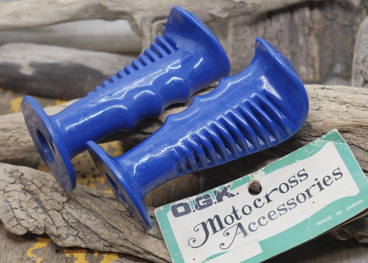 サマーセール35%オフ OGK OLD BMX コブラグリップ 水色 ブルー