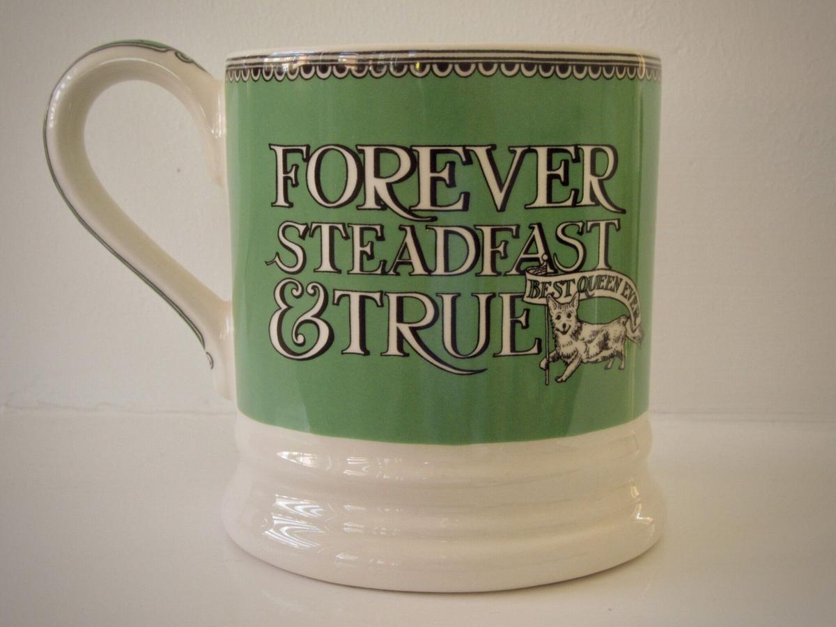 エマブリッジ・ウォーター エリザベス女王在位70年記念マグ(グリーン