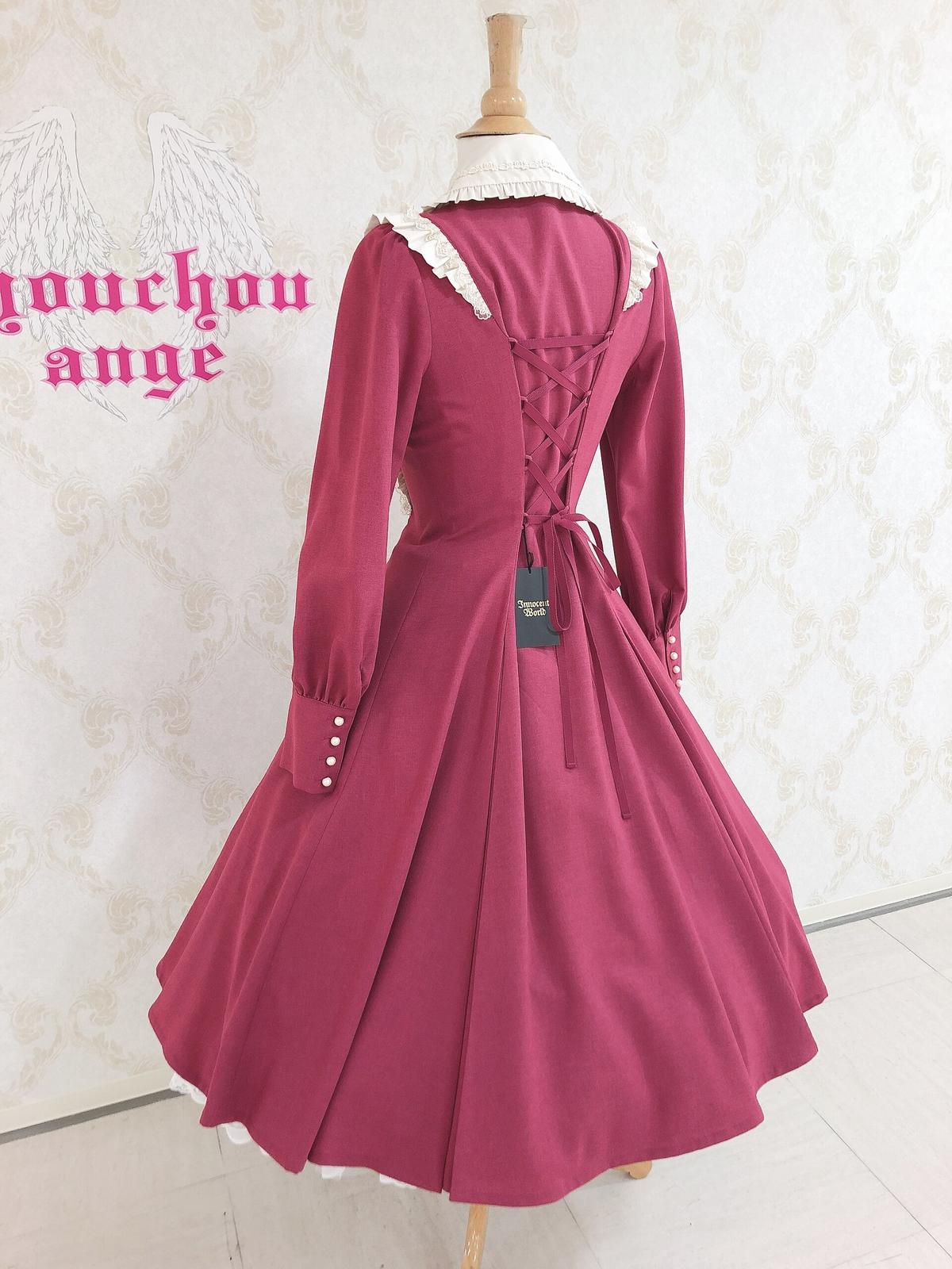 Innocent World ミシェルワンピース ピンク 生成 Mサイズ Chou Cho