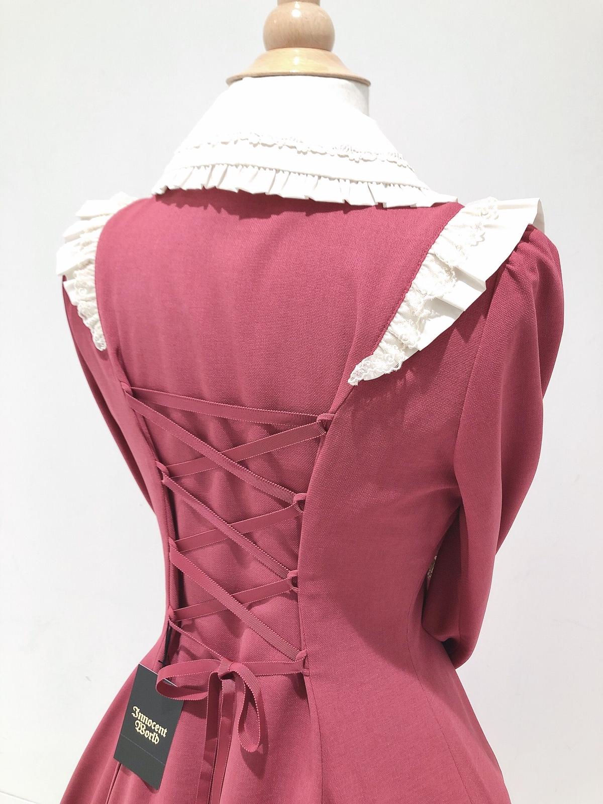 Innocent World ミシェルワンピース ピンク 生成 Mサイズ Chou Cho