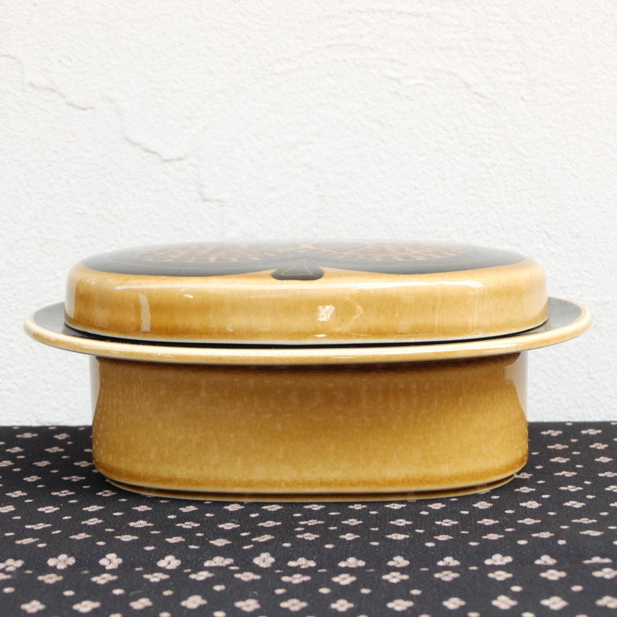 アラビア　フォンランド　北欧　バターケース　小物入れ ヴィンテージ☆アラビア フラクタス バターケース