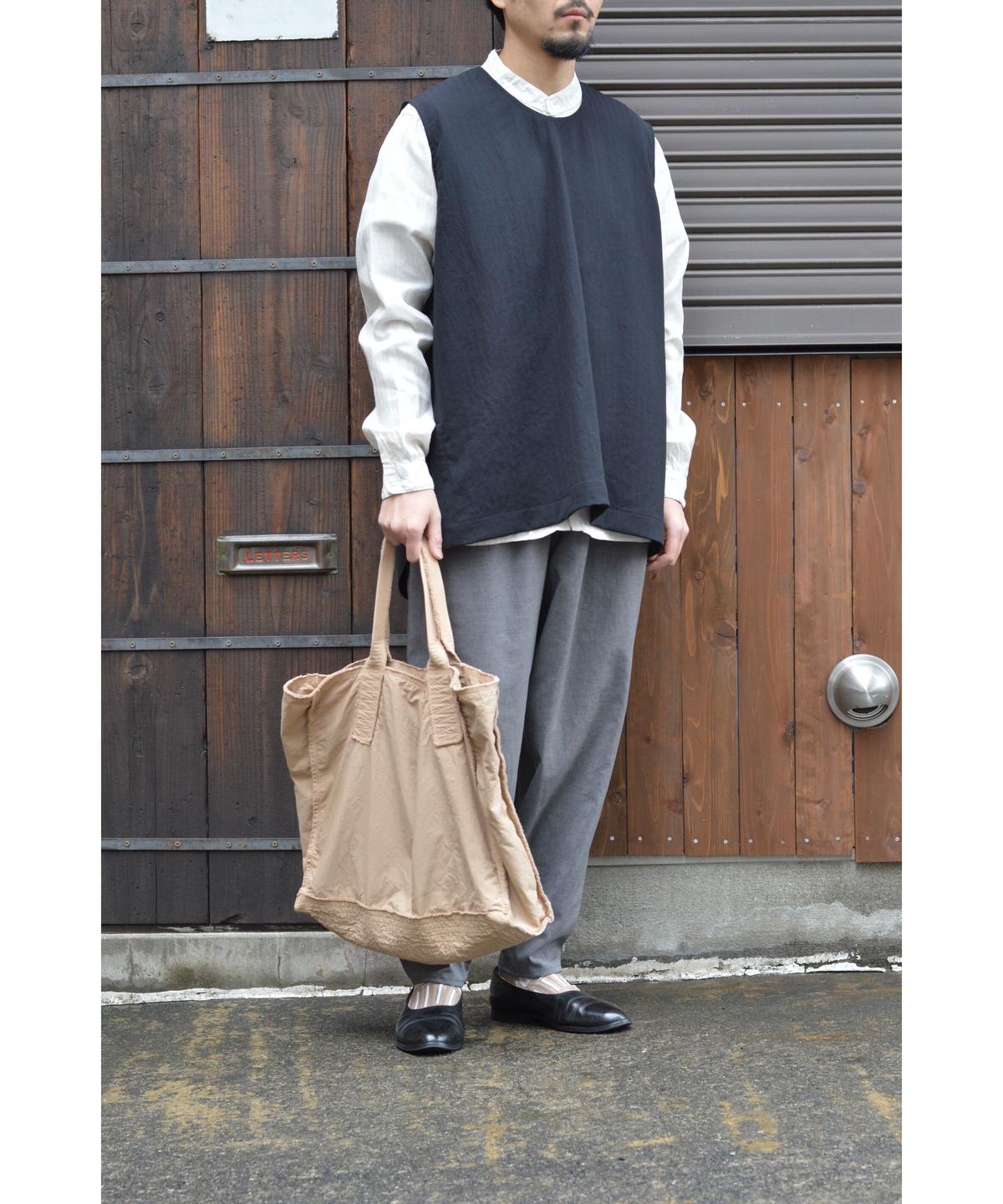 レイヤードバッグ大（草木染）/ 胡桃 | CLOTH&CLOTHING 公式オンライン