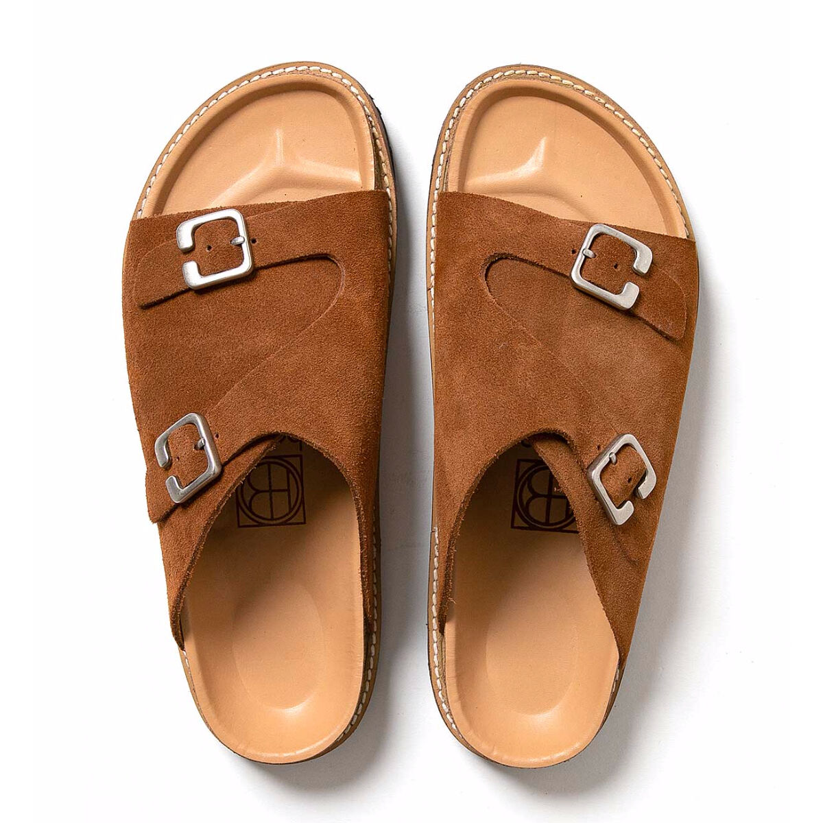 往復送料無料 サンダル hobo 別注 SLIP ON CLOG SANDALS NUBUCK